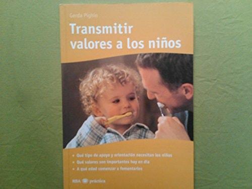 Portada del libro de TRANSMITIR VALORES A LOS NIÑOS