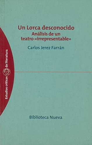 Portada del libro de UN LORCA DESCONOCIDO