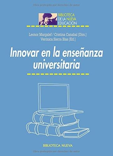 Portada del libro de INNOVAR EN LA ENSEÑANZA UNIVERSITARIA