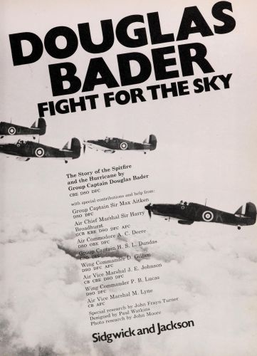 Portada del libro de FIGHT FOR THE SKY: STORY OF THE SPITFIRE AND HURRICANE BADER, DOUGLAS