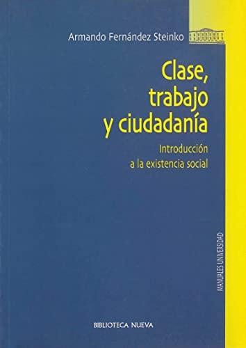 Portada del libro de CLASE, TRABAJO Y CIUDADANÍA