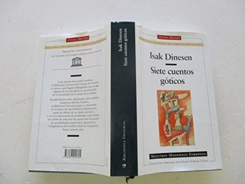 Portada del libro de SIETE CUENTOS GOTICOS BLIXEN