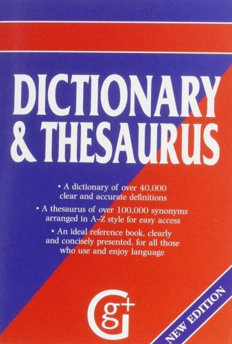 Portada del libro de DICTIONARY AND THESAURUS NO AUTHOR STATED