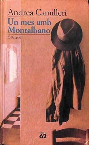 Portada del libro de UN MES AMB MONTALBANO