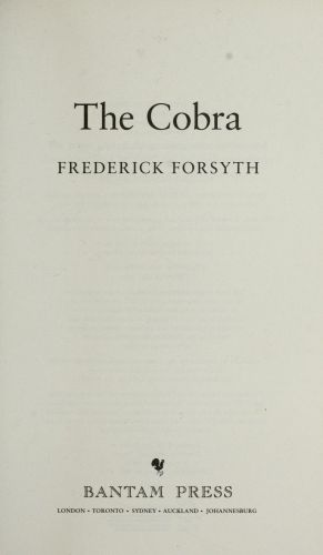 Portada del libro de THE COBRA FORSYTH, FREDERICK
