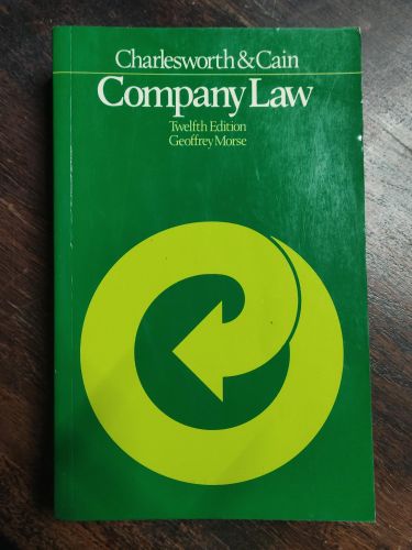 Portada del libro de COMPANY LAW [PAPERBACK] JOHN CHARLESWORTH