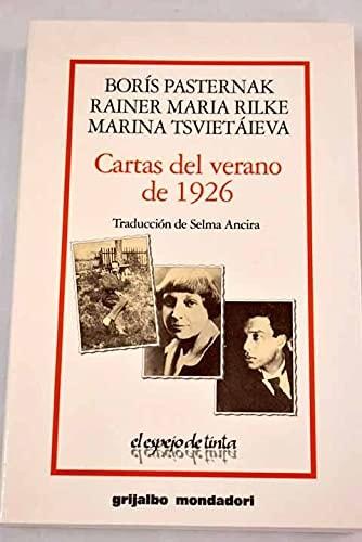 Portada del libro de CARTAS DEL VERANO DE 1926 [TAPA DURA] PASTERNAK, BORIS