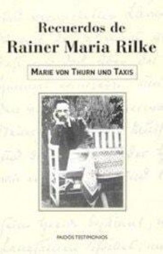 Portada del libro de RECUERDOS DE RAINER MARIA RILKE