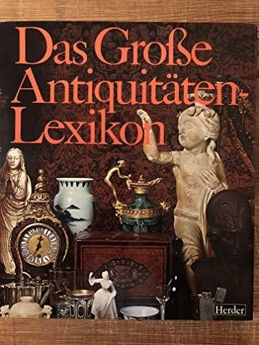 Portada del libro de DAS GROÃE ANTIQUITÄTEN - LEXIKON [TAPA DURA]