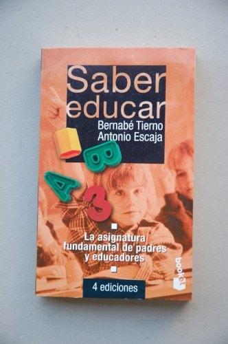 Portada del libro de SABER EDUCAR TIERNO JIMENEZ, BERNABE