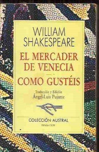 Portada del libro de MERCADER DE VENECIA (SIN COLECCION) [TAPA BLANDA] W.SHAKESPEARE
