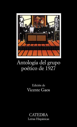Portada del libro de ANTOLOGÍA DEL GRUPO POÉTICO DE 1927