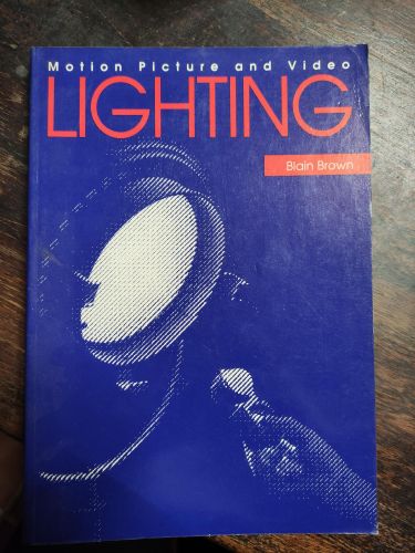 Portada del libro de MOTION PICTURE AND VIDEO LIGHTING BROWN, BLAIN
