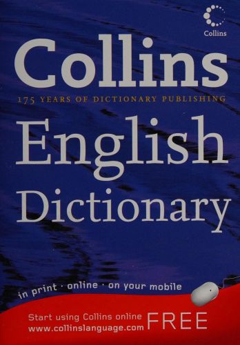 Portada del libro de COLLINS ENGLISH DICTIONARY [ENCUADERNACIÓN DESCONOCIDA]
