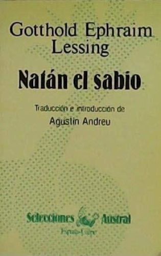 Portada del libro de NATAN EL SABIO LESSING, GOTTHOLD EPHRAIM (KAMENZ, ALEMANIA 1729 - BRUNSWICK 1781)