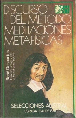 Portada del libro de DISCURSO DEL METODO. MEDITACIONES METAFISICAS DESCARTES, RENÉ (LA HAYE, TURENA - FRANCIA 1596 ESTOCOLMO...