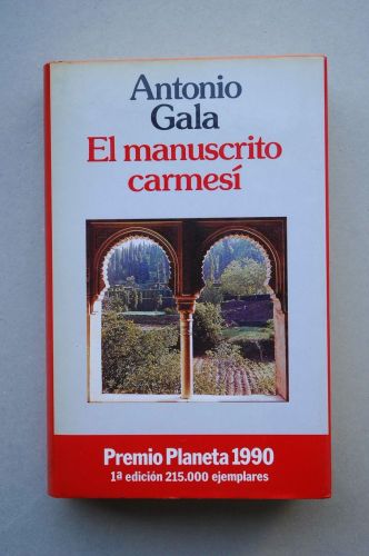 Portada del libro de EL MANUSCRITO CARMESI (LOS JET DE PLAZA & JANES]) GALA, ANTONIO