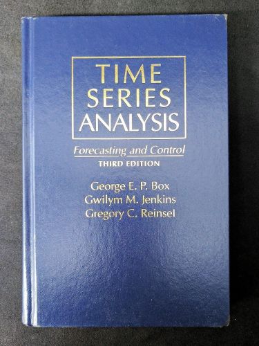 Portada del libro de TIME SERIES ANALYSIS: FORECASTING & CONTROL BOX, GEORGE E. P. JENKINS, GWILYM M. AND REINSEL, GREGORY...