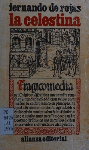 Portada del libro de LA CELESTINA FERNANDO DE ROJAS