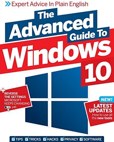 Portada del libro de THE ADVANCED GUIDE TO WINDOWS 10 WEBUSER MAGAZINE