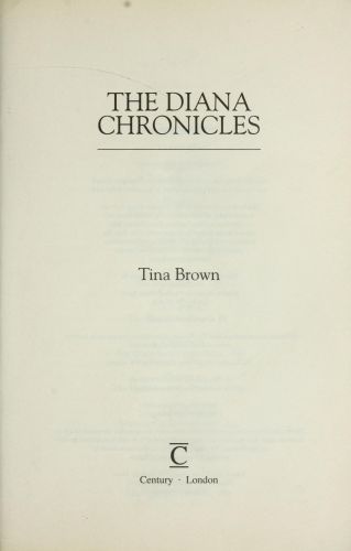 Portada del libro de THE DIANA CHRONICLES BROWN, TINA