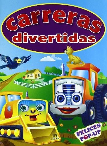Portada del libro de CARRERAS DIVERTIDAS (FELICES POP-UP) [TAPA DURA] EQUIPO EDITORIAL