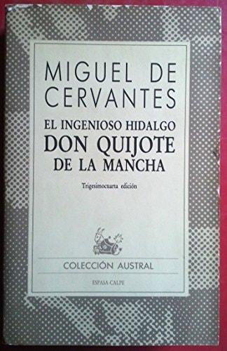 Portada del libro de DON QUIJOTE DE LA MANCHA CERVANTES