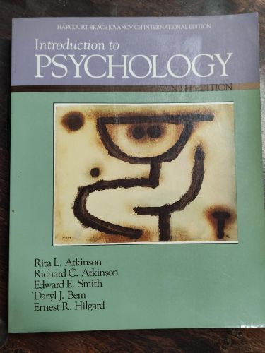Portada del libro de INTRODUCTION TO PSYCHOLOGY (HSIE) ATKINSON, RITA L. AND ETC.
