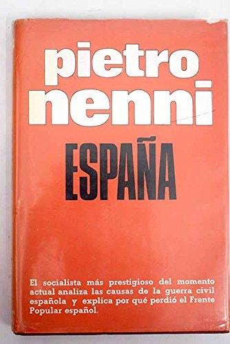 Portada del libro de ESPAÑA [TAPA DURA] NENNI, PIETRO.