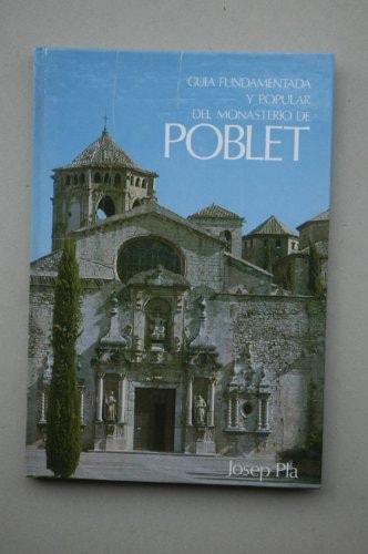 Portada del libro de GUIA DE POBLET PLA, JOSEP.