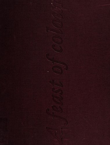 Portada del libro de A FEAST OF COLOUR POST-IMPRESSIONISTS FROM PRIVATE COLLECTIONS [PAPERBACK]