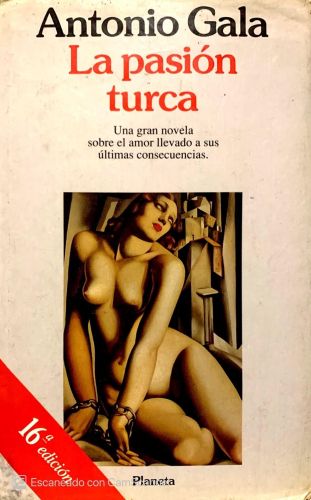 Portada del libro de LA PASION TURCA GALA, ANTONIO