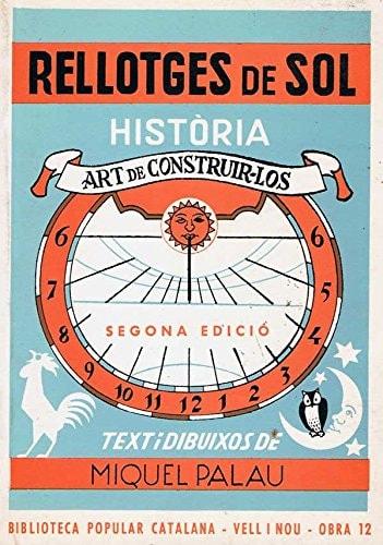 Portada del libro de RELLOTGES DE SOL [LIBRO DE CARTÓN] PALAU CLAVERIAS, MIQUEL