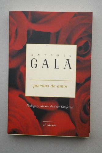 Portada del libro de POEMAS DE AMOR GALA, ANTONIO
