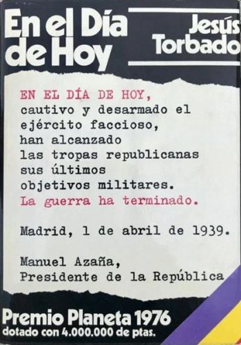 Portada del libro de EN EL DIA DE HOY TORBADO,JESÚS.