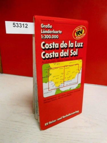 Portada del libro de COSTA DEL SOL/ANDALUCIA (SHEET 7/8) (GEOCENTER EURO MAP S.)