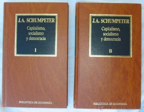 Portada del libro de CAPITALISMO, SOCIALISMO Y DEMOCRACIA I [TAPA BLANDA] SCHUMPETER, JOSEPH A.