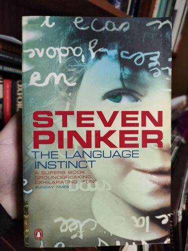 Portada del libro de THE LANGUAGE INSTINCT: HOW THE MIND CREATES LANGUAGE PINKER, STEVEN
