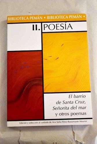 Portada del libro de POESÍA PEMÁN, JOSÉ MARÍA