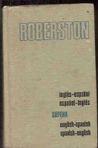 Portada del libro de DICCIONARIO INGLES ESPAÑOL Y ESPAÑOL-INGLES ROBERTSON