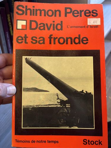Portada del libro de DAVID ET SA FRONDE.L'ARMEMENT D'ISRAËL [TAPA BLANDA]