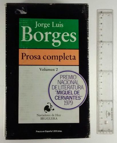 Portada del libro de PROSA COMPLETA (NARRADORES DE HOY) [TAPA BLANDA]